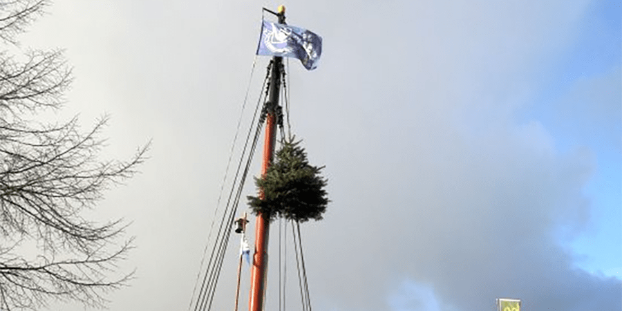 kerstboom-in-de-mast